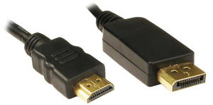 Displayport to HDMI Cable 2M