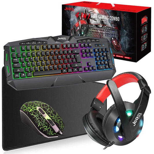 Jedel 4-IN-1 Elite Gaming Combo