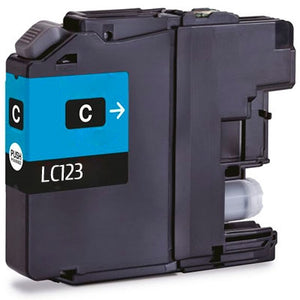 Brother LC-123 compatible Cyan ink cartridge